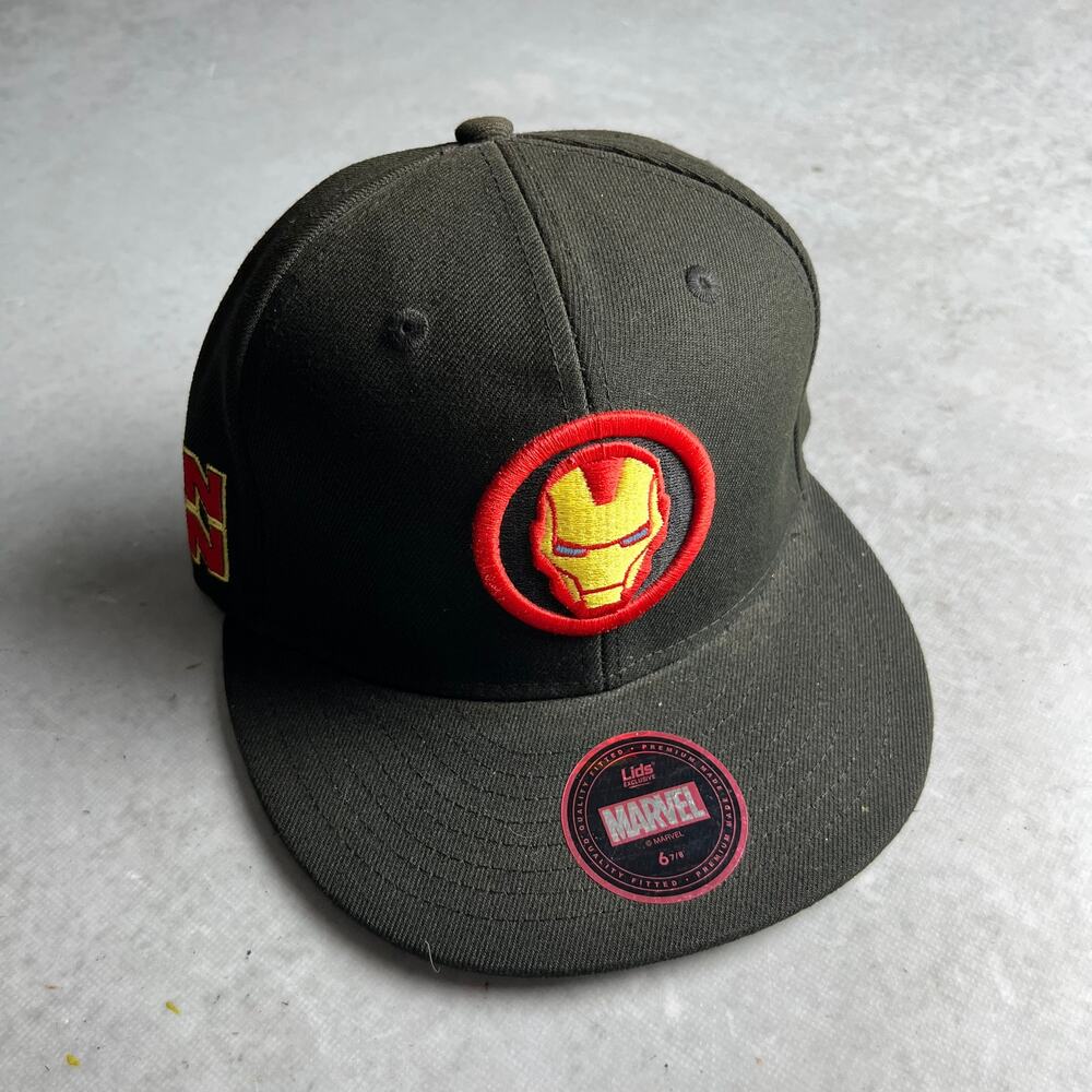 Marvel Ironman Fitted Hat Size 6 7/8 Lids Exclusive Cap NWT